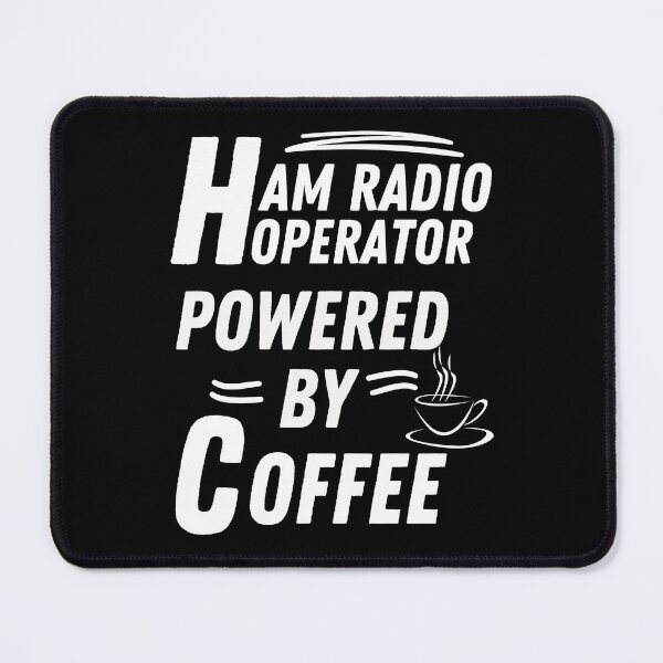 Item preview, Ham radio operator powered by coffee designed and sold by annoying-shirts.