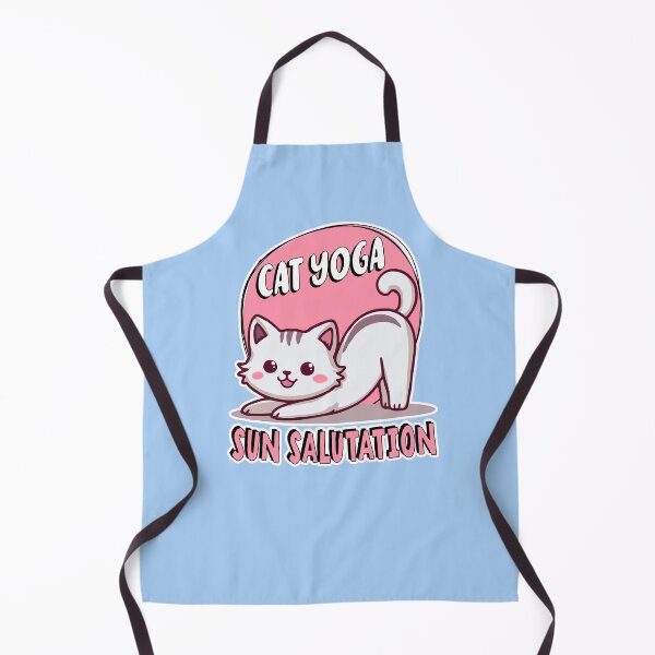 Item preview, cat yoga, sun salutation designed and sold by samah82.
