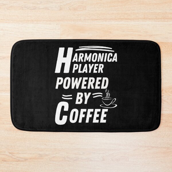 Item preview, Harmonica player powered by coffee designed and sold by annoying-shirts.