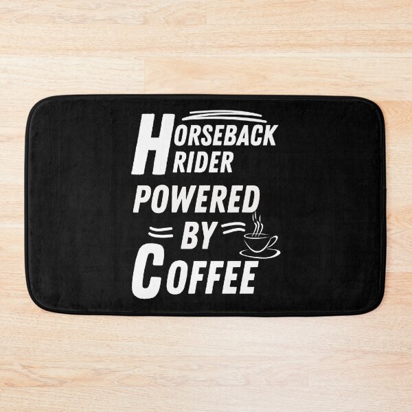 Item preview, Horseback rider powered by coffee designed and sold by annoying-shirts.