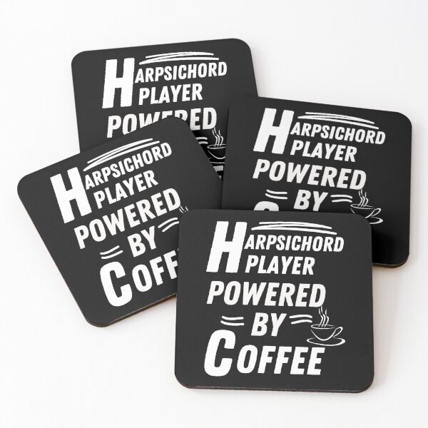 Item preview, Harpsichord player powered by coffee designed and sold by annoying-shirts.