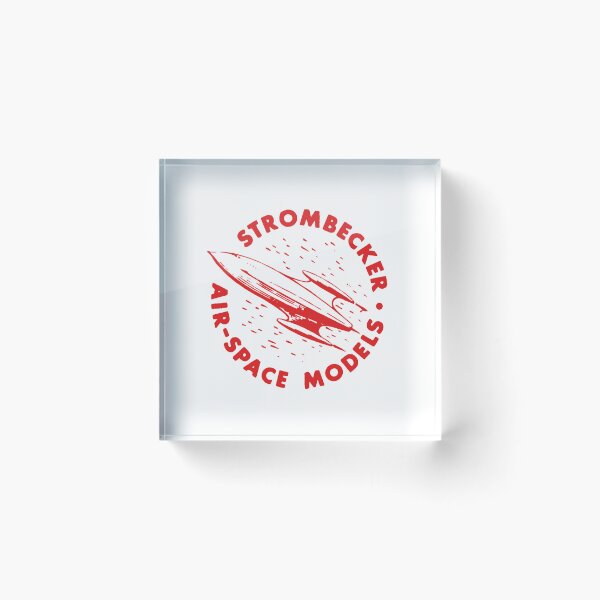 Item preview, Strombecker Air-space models - red print designed and sold by retropetrol.