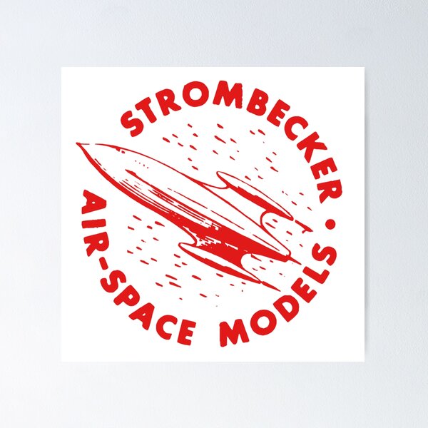 Item preview, Strombecker Air-space models - red print designed and sold by retropetrol.