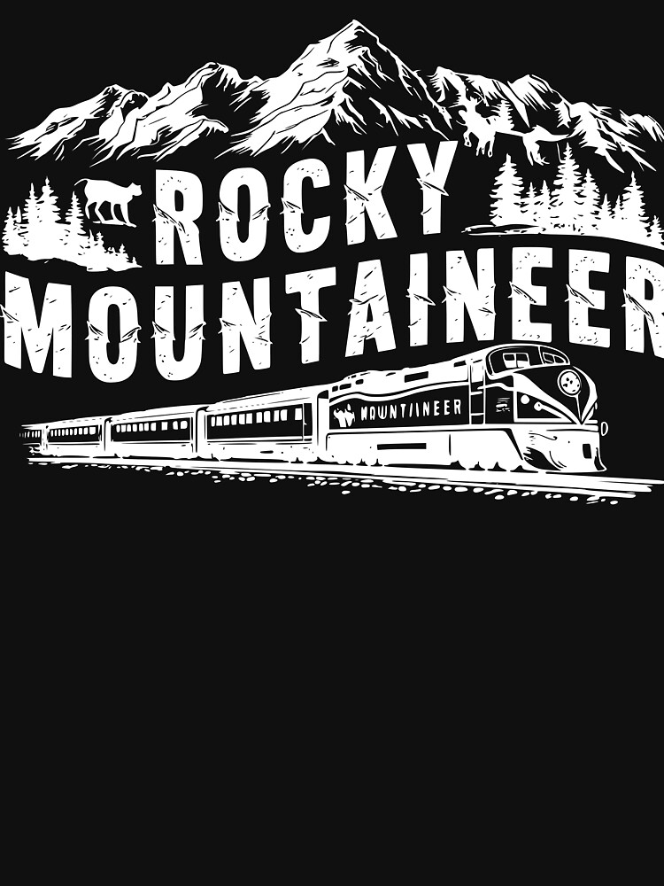 Thumbnail 7 of 7, Classic T-Shirt, Rocky Mountaineer Journey Through Majestic Mountains designed and sold by BNCH44.
