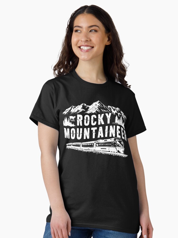 Thumbnail 2 of 7, Classic T-Shirt, Rocky Mountaineer Journey Through Majestic Mountains designed and sold by BNCH44.