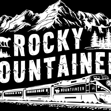 Artwork thumbnail, Rocky Mountaineer Journey Through Majestic Mountains by BNCH44