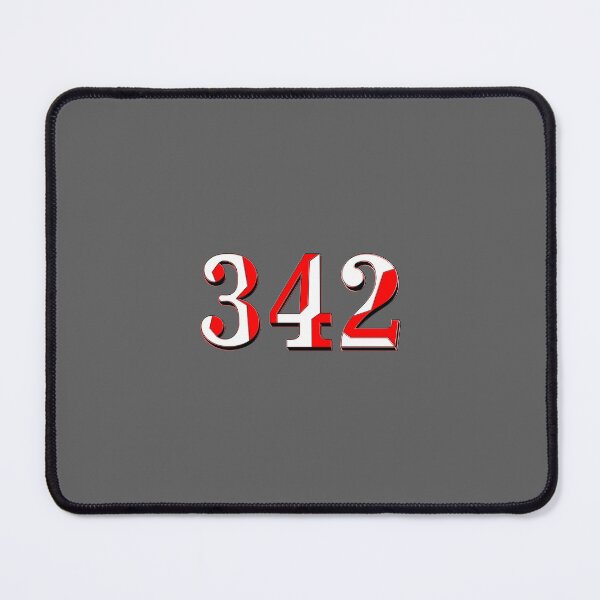 Item preview, number three hundred and forty two digit 342 order sequence team member age designed and sold by 4rpixs.