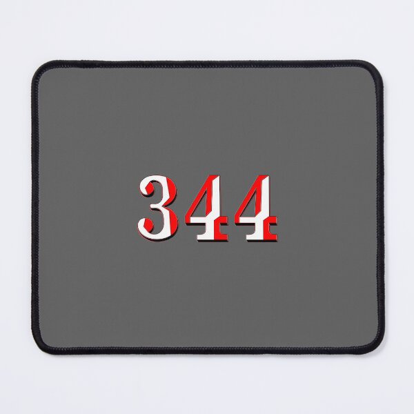 Item preview, number three hundred and forty four digit 344 order sequence team member age designed and sold by 4rpixs.
