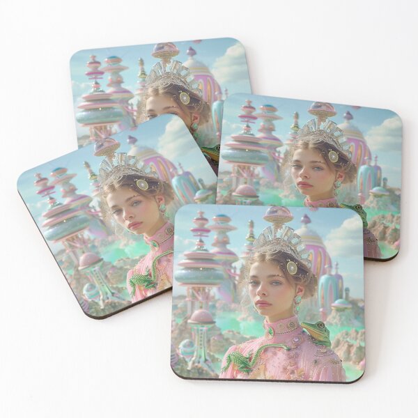 Item preview, Futuristic Princess with Frog Companion designed and sold by palmyst.