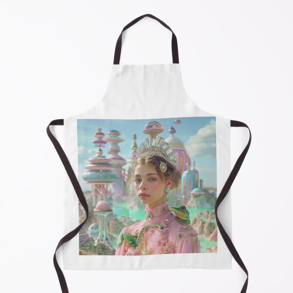 Item preview, Futuristic Princess with Frog Companion designed and sold by palmyst.