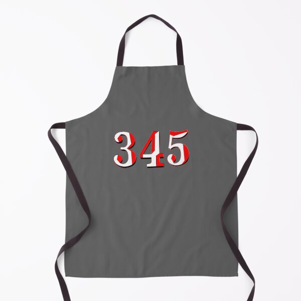 Item preview, number three hundred and forty five digit 345 order sequence team member age designed and sold by 4rpixs.