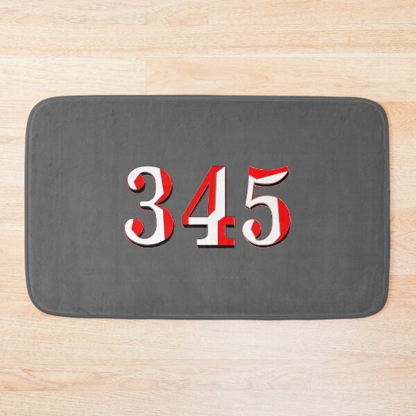 Item preview, number three hundred and forty five digit 345 order sequence team member age designed and sold by 4rpixs.