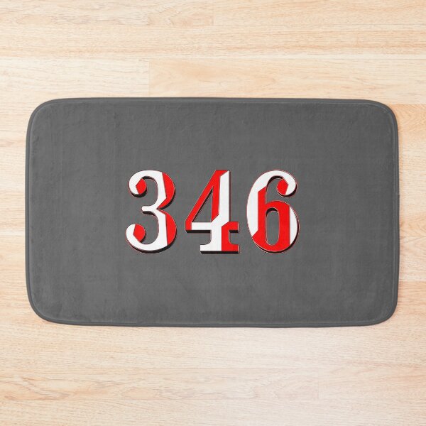 Item preview, number three hundred and forty six digit 346 order sequence team member age designed and sold by 4rpixs.
