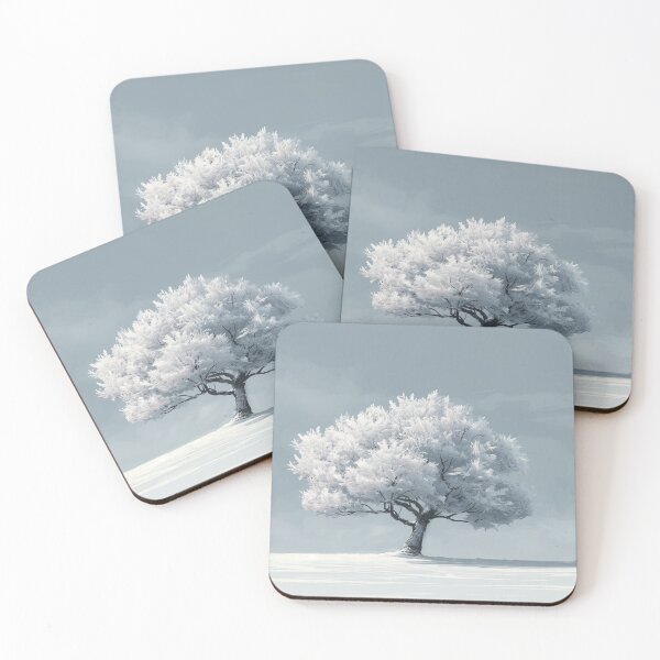 Item preview, Frost Covered Solitary Tree designed and sold by palmyst.