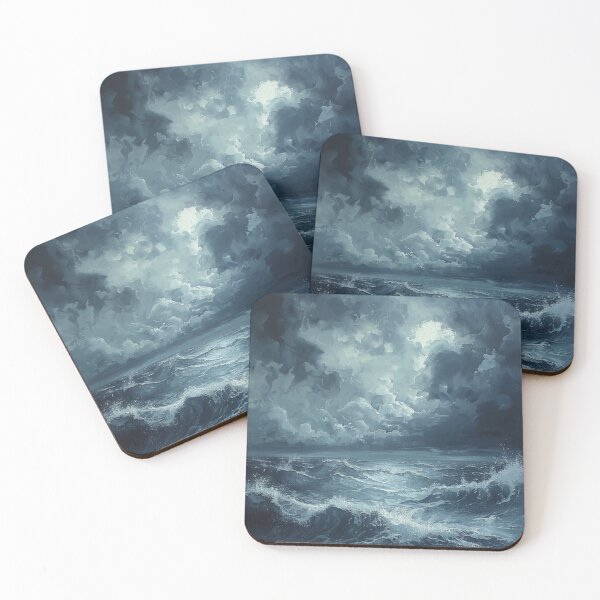 Item preview, Stormy Sea under Cloudy Skies designed and sold by palmyst.