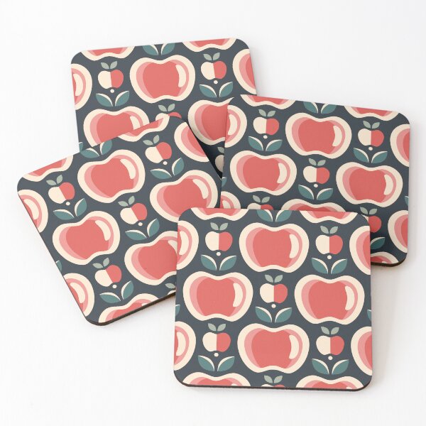 Item preview, 3090 A - juicy red retro apples designed and sold by RouCouCou.