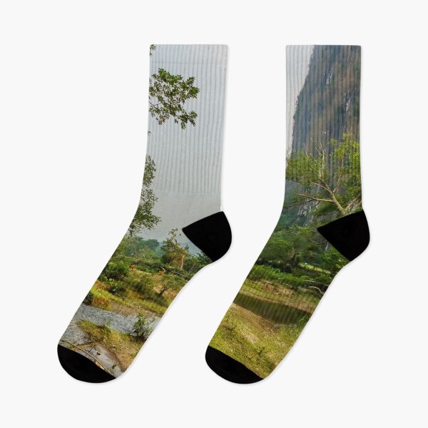 Item preview, river flowing towards Nong khiaw designed and sold by franck380.