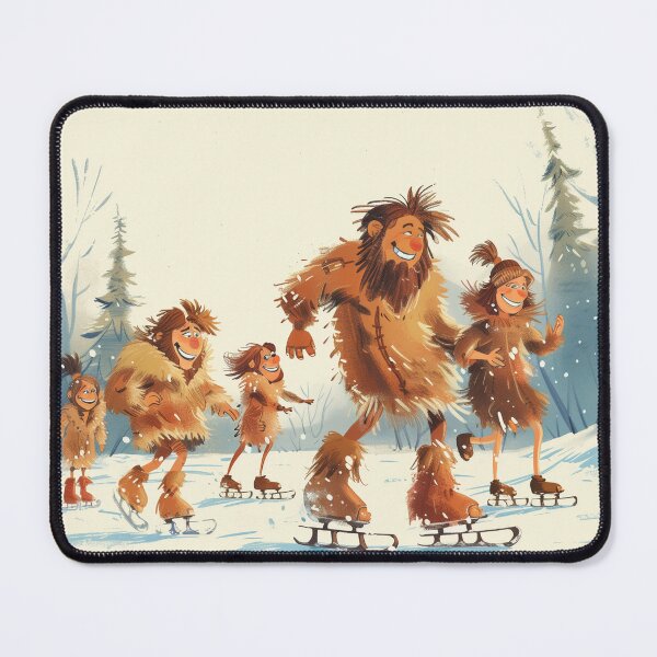 Item preview, Caveman Family Ice Skating Adventure designed and sold by palmyst.