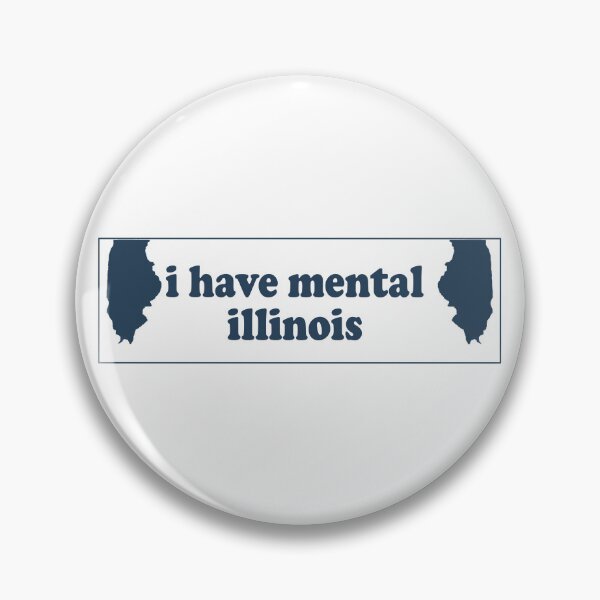 Item preview, I Have Mental Illinois Bumper  designed and sold by fanky-bumper.