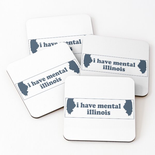 Item preview, I Have Mental Illinois Bumper  designed and sold by fanky-bumper.