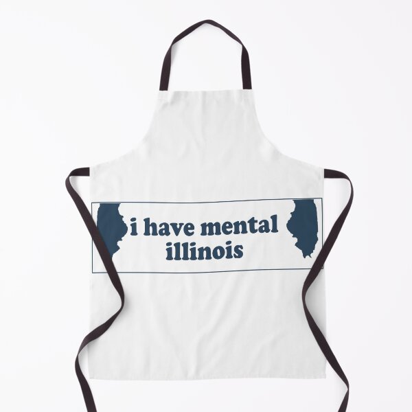 Item preview, I Have Mental Illinois Bumper designed and sold by fanky-bumper.