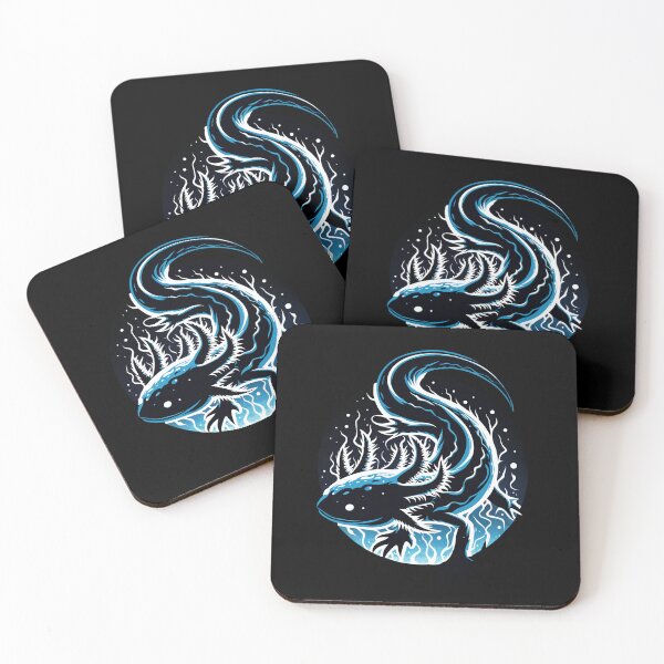Item preview, Mystical Midnight Black Axolotl designed and sold by Designowner.
