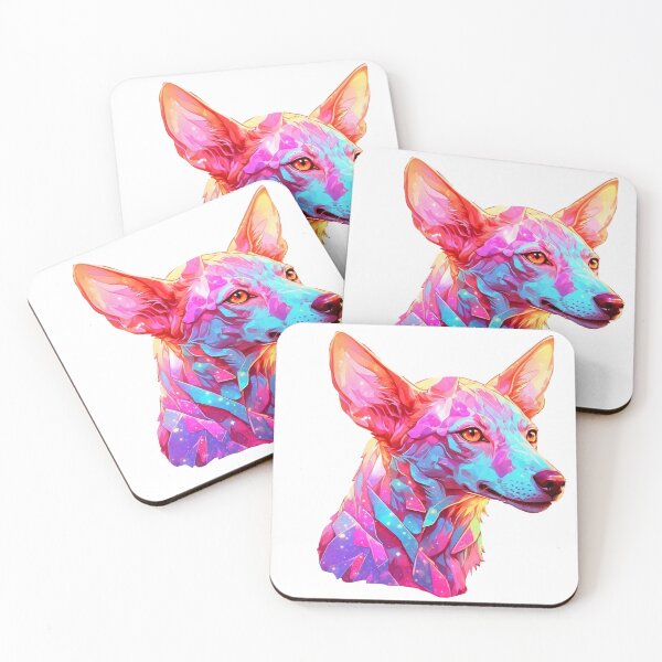 Item preview, Beautiful colorful dog face  designed and sold by LevCreates.