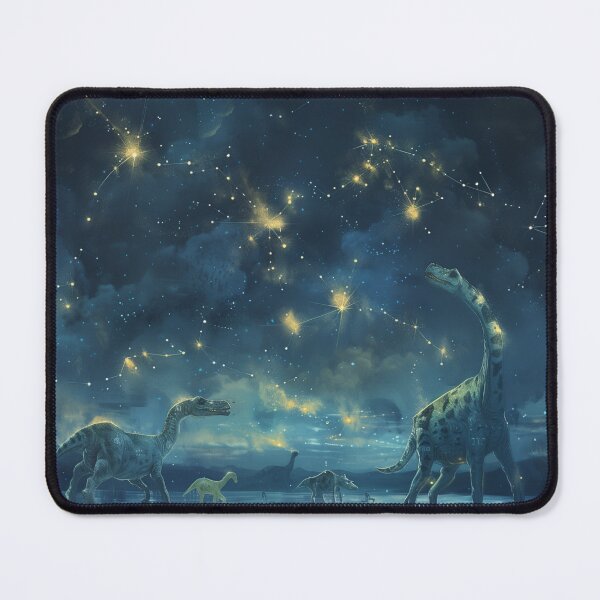 Item preview, Dinosaurs Gazing at Starlit Sky designed and sold by palmyst.