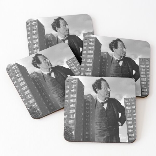 Item preview, Brutalist Gustav Mahler designed and sold by FugueAndFiction.