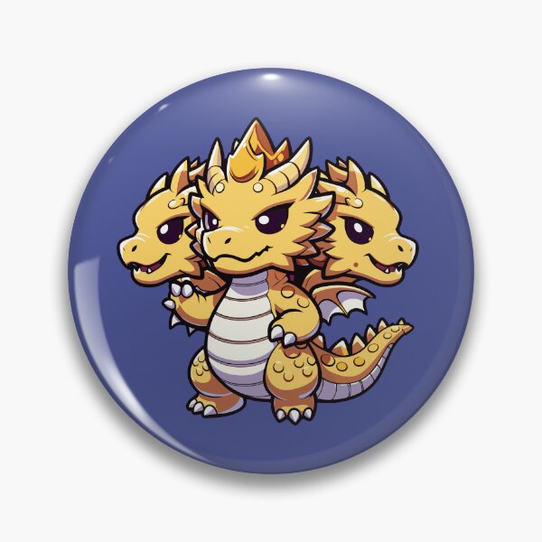 Item preview, Three headed kaiju king designed and sold by Monkey-Bar.