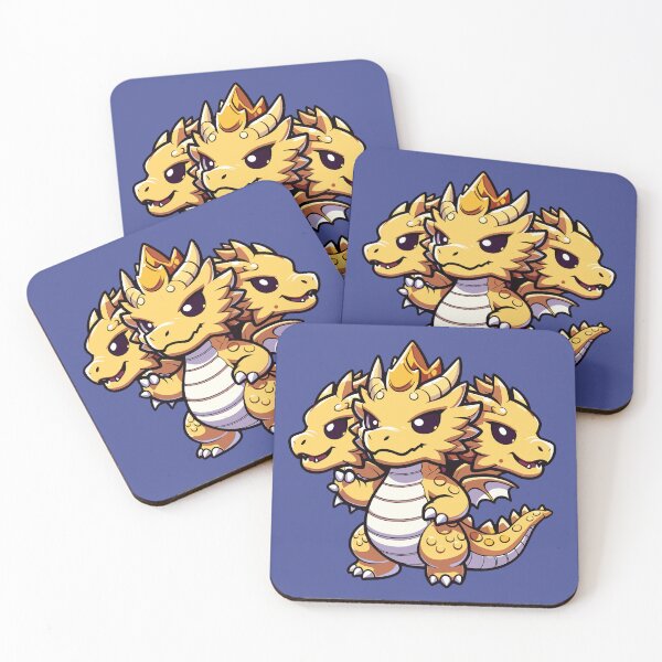 Item preview, Three headed kaiju king designed and sold by Monkey-Bar.