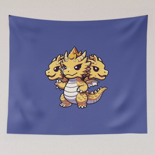 Item preview, Three headed kaiju king designed and sold by Monkey-Bar.
