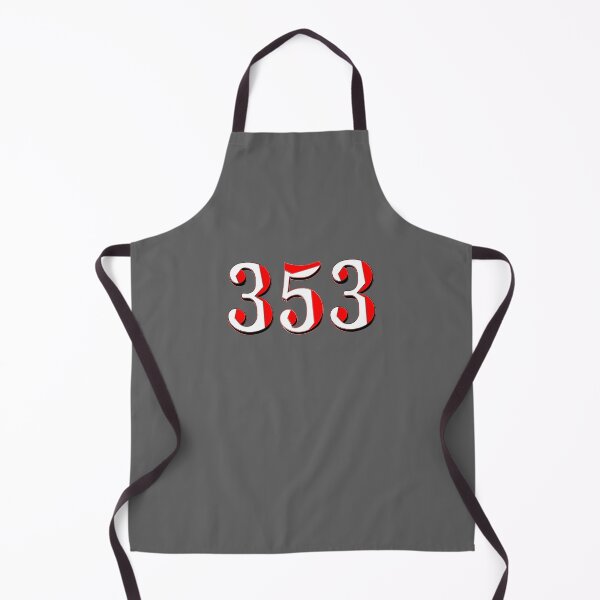 Item preview, number three hundred and fifty three digit 353 order sequence team member age designed and sold by 4rpixs.