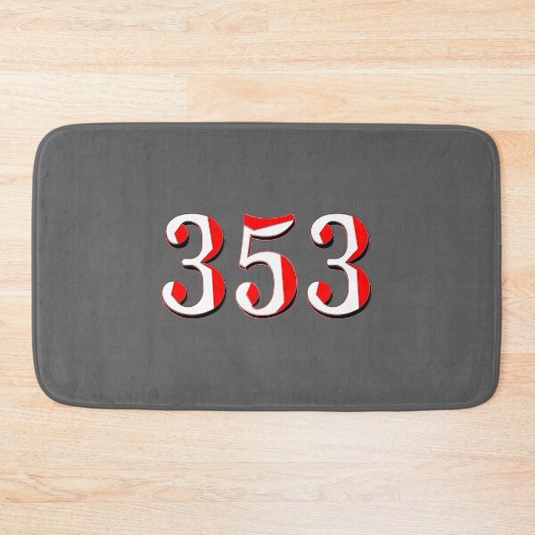 Item preview, number three hundred and fifty three digit 353 order sequence team member age designed and sold by 4rpixs.