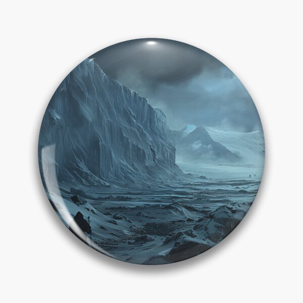 Item preview, Lone Traveler in Icy Alien Wasteland designed and sold by palmyst.