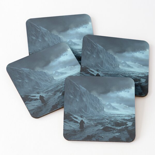Item preview, Lone Traveler in Icy Alien Wasteland designed and sold by palmyst.