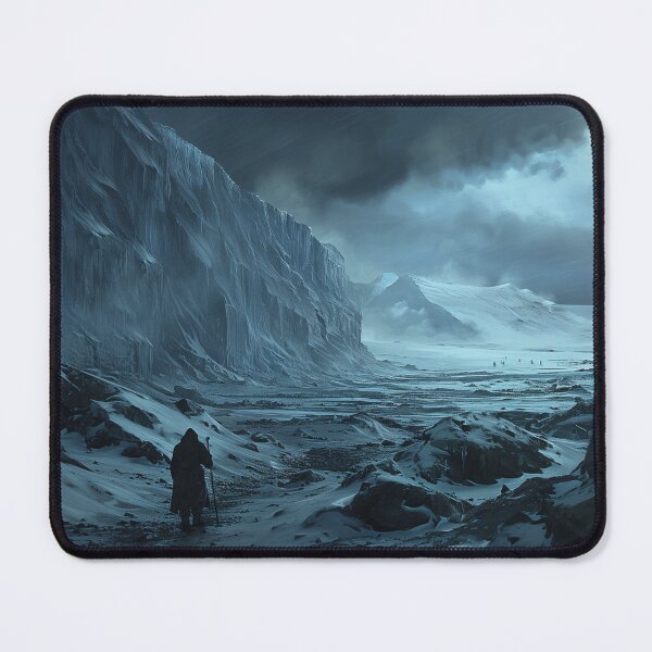 Item preview, Lone Traveler in Icy Alien Wasteland designed and sold by palmyst.