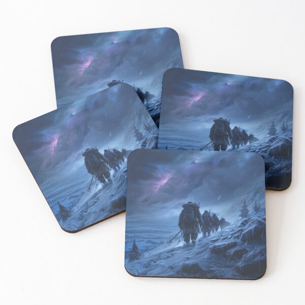 Item preview, Arctic Expedition Under Mystical Aurora designed and sold by palmyst.