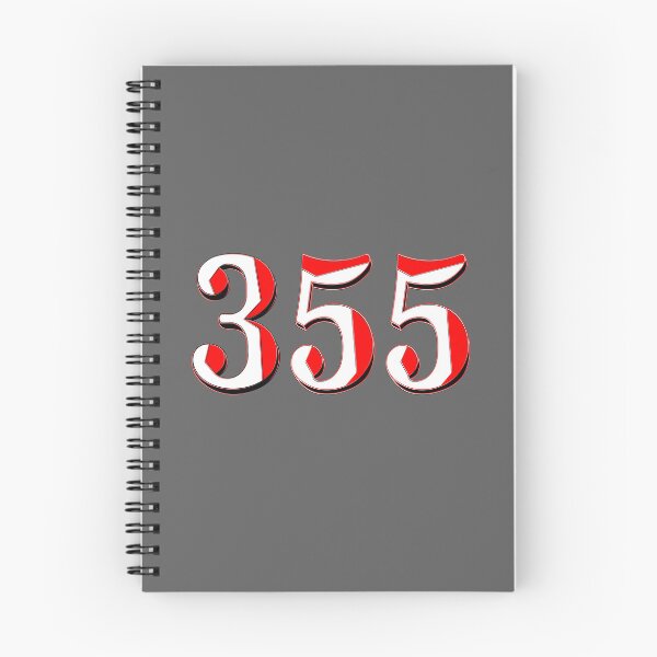 Item preview, number three hundred and fifty five digit 355 order sequence team member age designed and sold by 4rpixs.