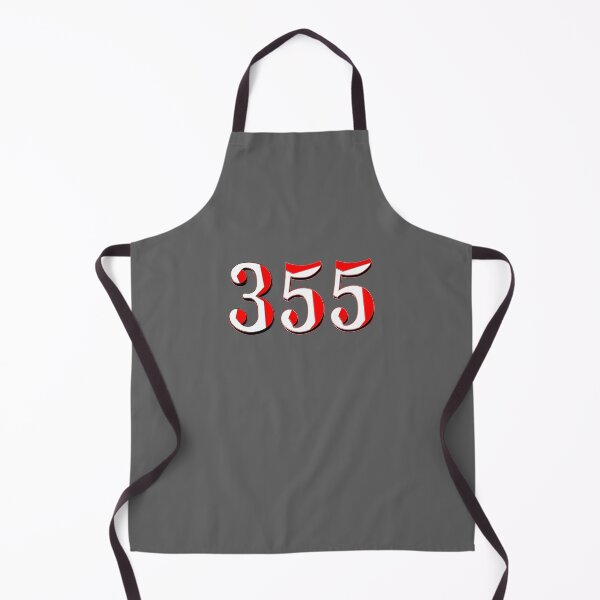 Item preview, number three hundred and fifty five digit 355 order sequence team member age designed and sold by 4rpixs.