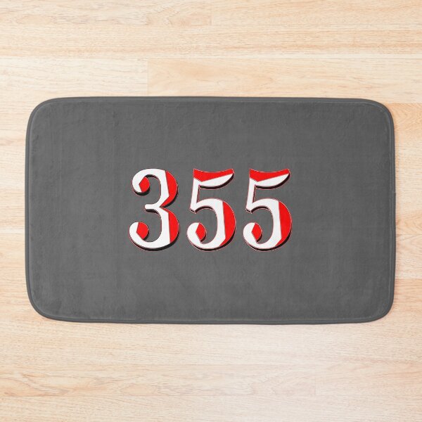 Item preview, number three hundred and fifty five digit 355 order sequence team member age designed and sold by 4rpixs.