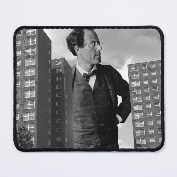 Item preview, Brutalist Gustav Mahler designed and sold by FugueAndFiction.
