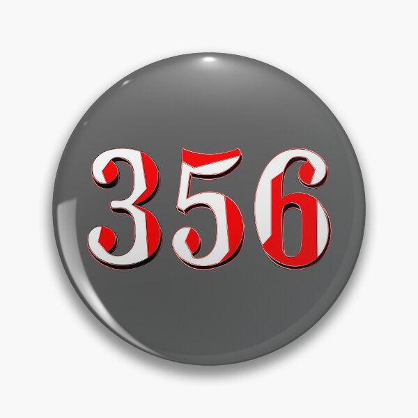 Item preview, number three hundred and fifty six digit 356 order sequence team member age designed and sold by 4rpixs.