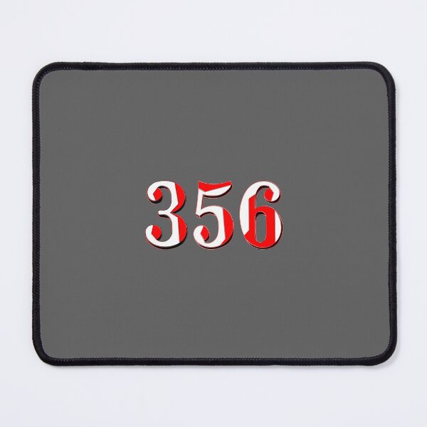 Item preview, number three hundred and fifty six digit 356 order sequence team member age designed and sold by 4rpixs.