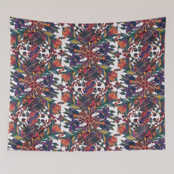 Item preview, Flower Flamboyance: Colorful Clothing Blossoms designed and sold by DunuStore.