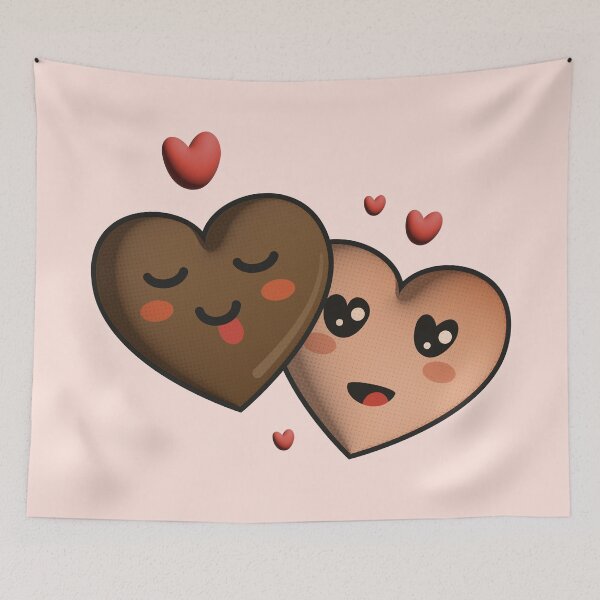 Item preview, interracial couple love designed and sold by ladstudio.