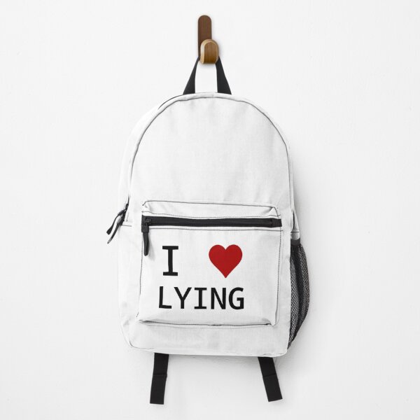 Item preview, I LOVE LYING (black text version) designed and sold by decadentadvent.