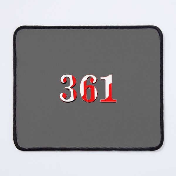Item preview, number three hundred and sixty one digit 361 order sequence team member age designed and sold by 4rpixs.
