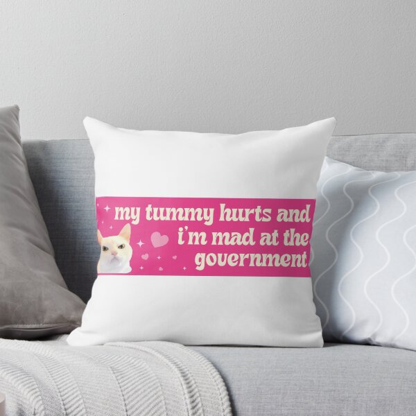 Item preview, My Tummy Hurts and I'm Mad at the Government Funny Bumper designed and sold by fanky-bumper.