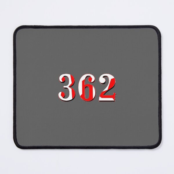 Item preview, number three hundred and sixty two digit 362 order sequence team member age designed and sold by 4rpixs.